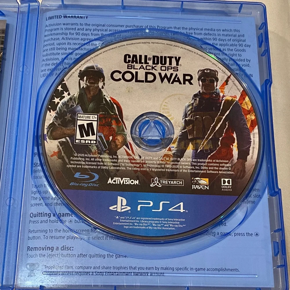 Call of Duty: Black Ops Cold War for PS4 - Blue Case